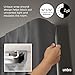 Umbra Twilight Double Curtain Rod Set – Wrap Around Design Ideal for Blackout or Room Darkening Panels, 48 to 88 Inches, Nickel