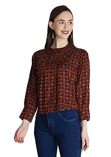 Image of DHRUVI TRENDZ Women's Regular Fit Shirt