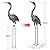 chisheen Outdoor Garden Crane Statues and Sculptures Metal Yard Art Statue for Garden Decoration Large Size