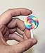 Lucore Home 1 Inch Colorful Lollipops Clay Pendant Charms - 8 pc Set of DIY Craft Supply