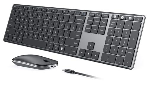 seenda Wireless Bluetooth Keyboard and Mouse Combo,...