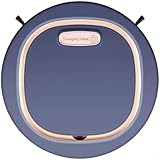 GANCEI Smart Roboter-Staubsauger, 3-in-1 Kehren, Wischen und starke Saugkraft, schlankes 7 cm Design für die Bodenreinigung zu Hause, schwarz (blau)