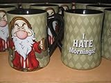 Disney Grumpy I Hate Mornings Large Coffee Cup Mug New