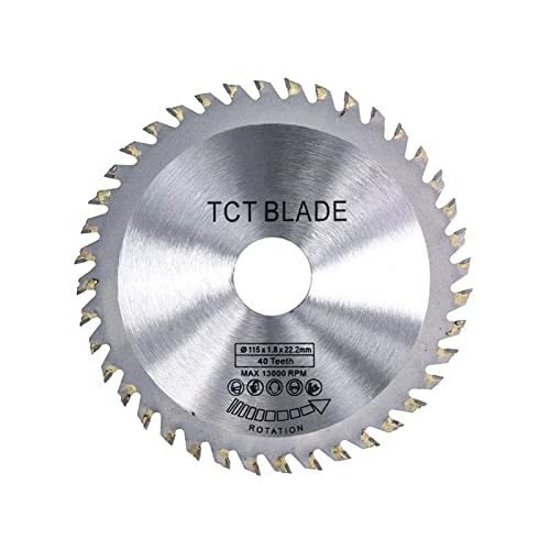 Diametro 115 mm 40 denti TCT lama for sega circolare smerigliatrice angolare disco for sega con punta in metallo duro taglierina for legno disco da taglio for legno(10pcs)