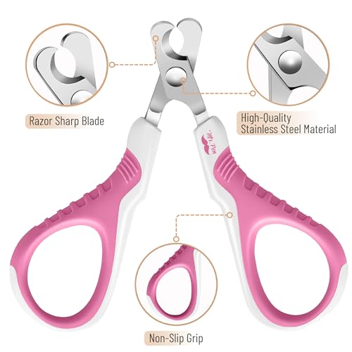 Mr. Pen - Cortador De Unhas Para Gatos, Rosa, Aparador De Unhas Para Gatos, Cortador De Unhas Para G