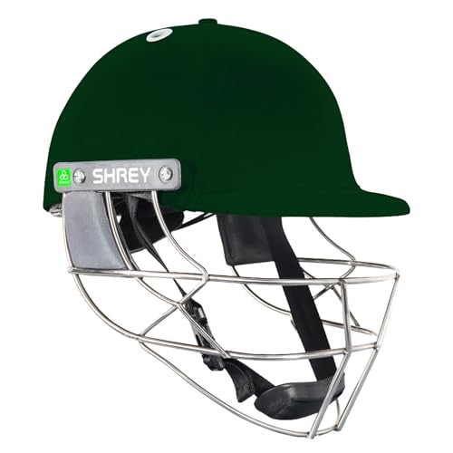 Image of Shrey Koroyd Stainless Steel Cricket Helmet Green Large