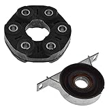 Replacement Driveshaft Coupler Guibo Center Support Bearing Kit Set for BMW 3 Series E46 Z4 (EB3-4874274)