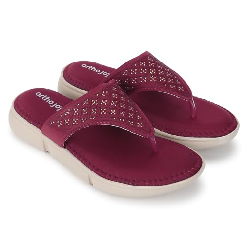 Image of ORTHO JOY doctor Fancy Slipper for women || Orthopedic Women's Fancy Sandal For Women