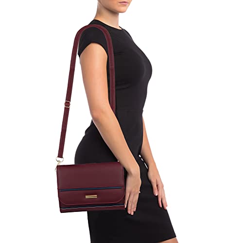 Image of ALSU Women's trendy Sling Bag | handbag | purse | crossbody bag| deattachable straps | adjustable straps |card slots 4| side bag| phone pocket