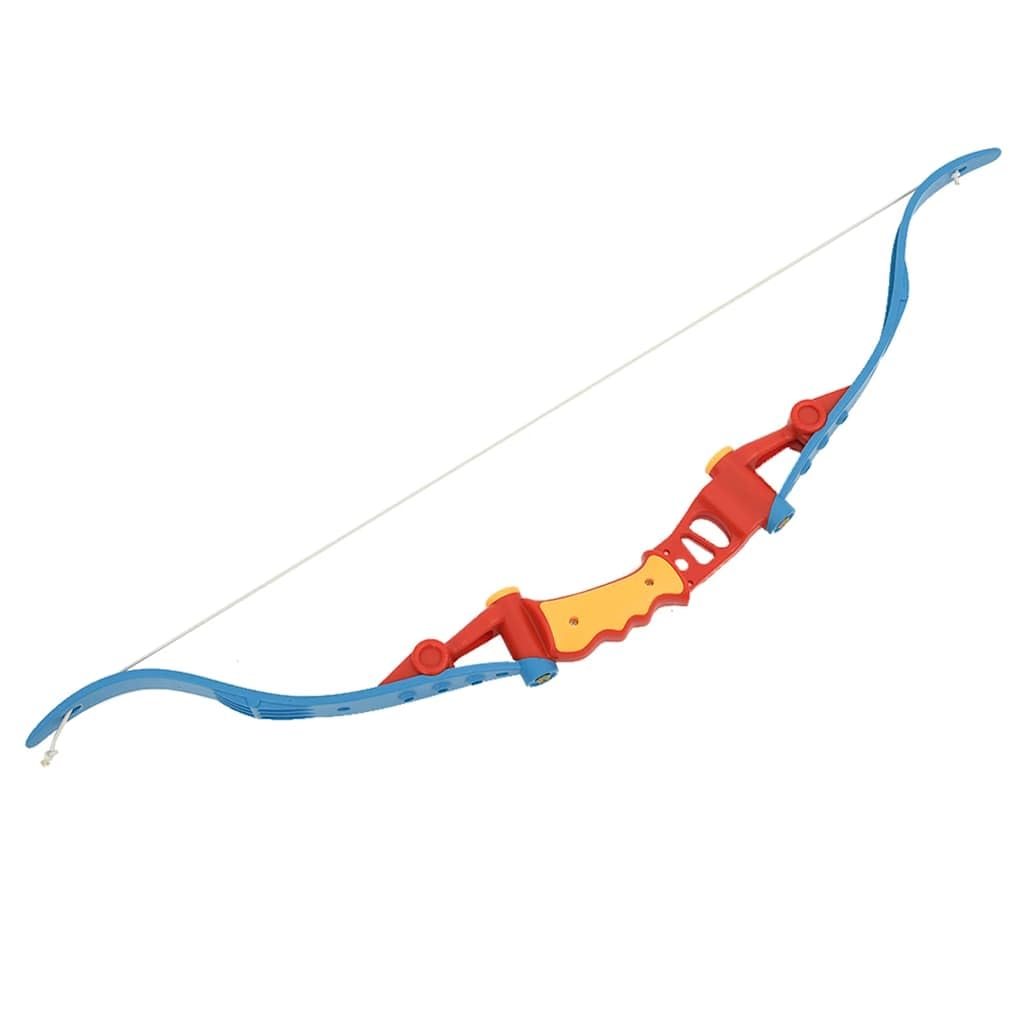 Juego de tiro con arco para niños de ABS PP PE, arco de 68 cm, flechas de 41 cm, 3 flechas de ventosa, carcaj, juguete deportivo para juego de movimiento, juego de objetivo, coordinación