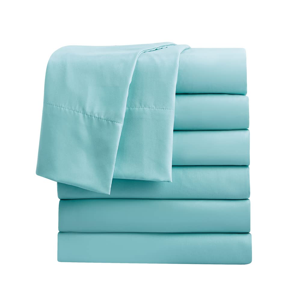 Drap plat pour lit double parfait pour rafraîchir l'ambiance de la maison