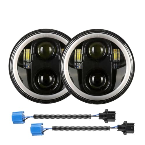 Phare de moto LED 5 3/4 haut de gamme pour Street et Sportster Custom