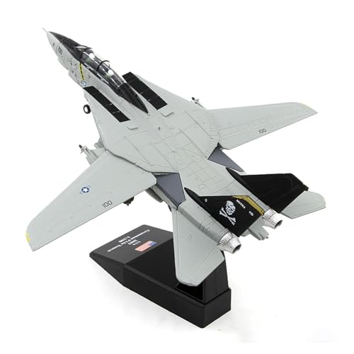 ダイキャスト 1 100 スケール米海軍 F-14A 戦闘機 F14 完成合金航空機模型玩具ディスプレイグッズギフト ミニチュアホビープレイセット