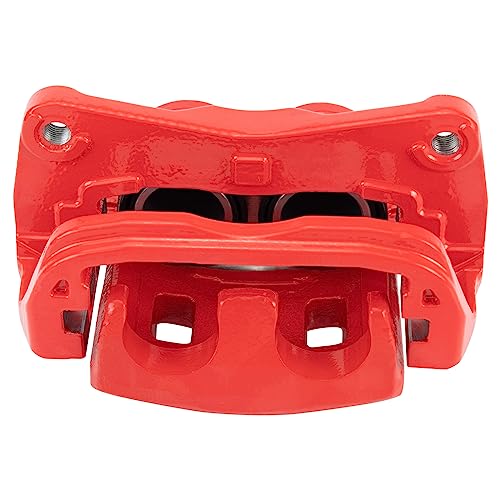 Image of TRQ Performance Front Driver and Passenger Side Brake Caliper Set Caliper Brackets Hardware Compatible with 03-06 Subaru Baja 03-10 Forester 03-05 Impreza WRX 02-12 Legacy 02-12 Outback