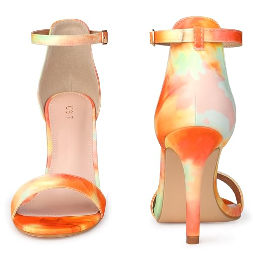 Perphy Tie Dye Ankle Strap Stiletto Heels Sandals for Women2