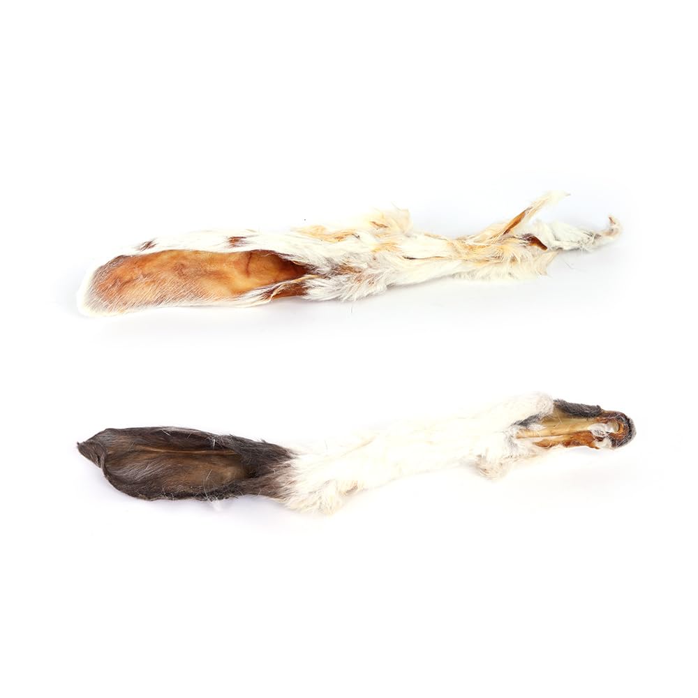 Natürlicher Snack für Hunde, gesund, lange Kauen, proteinreiche Leckereien für Zahnpflege und Unterhaltung, natürliche Auszeichnungen für erwachsene Hunde und Welpen (500 g, Kaninchen)