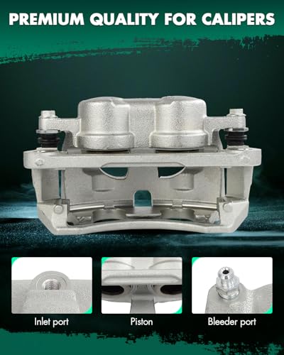 Image of SCITOO 18B5173 18B5172 Front Left & Right Disc Brake Calipers Assembly w /Bracket For Dodge For Ram 2500 /For Ram 3500 /For Ram 4000,For Ram For 2500 /For 3500 /For 4000