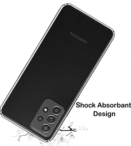 Image of Soft Flexible Silicone Back Cover Compatible with Samsung Galaxy A52s 5G / A52 (Silicone-TPU)