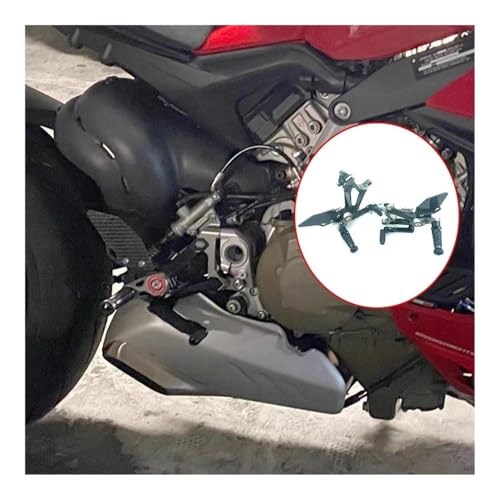Repose-pieds en carbone pour Panigale V4S performance luxe