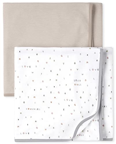 Image of The Children's Place,Swaddle Blankets,ALPHABET/SAHARA STRIPED,NO_SIZE