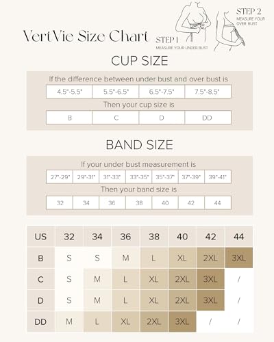 Vertvie Womens Wireless Bras No Underwire Push Up Bra Seamless Supportive Full Coverage Everyday Bras Regular and Plus Size(Nude,Large) - Image 6