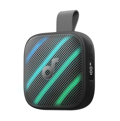 Soundcore Altavoz Portátil Boom Go 3i de Anker, Sonido Potente de 15W, 24H Reproducción, IP68, BassUp 2.0, Batería Externa de Emergencia, Bluetooth 6.0, Altavoz Bluetooth Potente Resistente al Agua