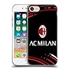 Head Case Designs Licenza Ufficiale AC Milan Curvato Modelli Cresta Custodia Cover in Morbido Gel Compatibile con Apple iPhone 7/8 / SE 2020 & 2022