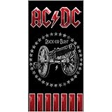 70x140cm Carbotex ACDC Strandtuch Towel - Serviette de Plage - Toalla de Playa - telo Mare ACDC192005-R
