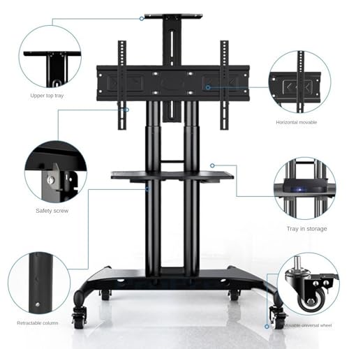 Soporte de Piso Ajustable para TV de 32-75 pulgadas miniatura 3
