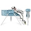 Big Dipper Dog Bath Tub with Stairs Elevated Portable Foldable Wash Station with Steps for Bathing Shower and Grooming Indoor Outdoor for Medium to Large Size Dogs