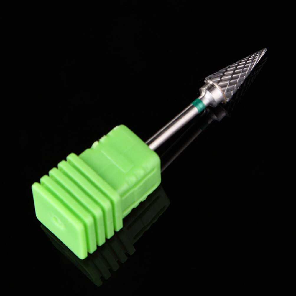 SOLUSTRE Fraise pour Machine à Ongles Tête de Meulage Ronde pour Enlever les Peaux Mortes des Ongles des Mains
