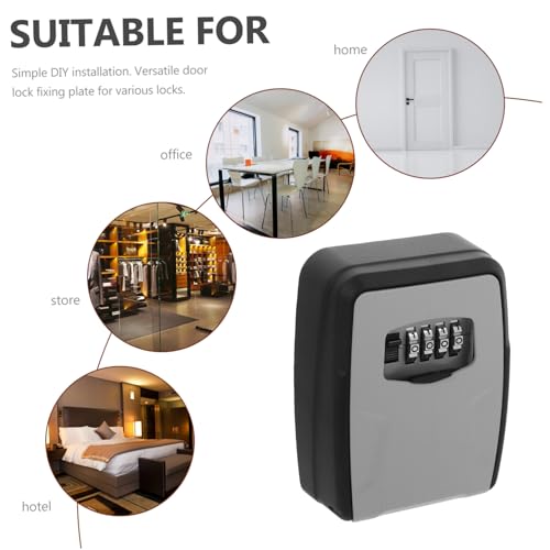 Caja de seguridad para llaves exterior con combinación para colgar en pared de hogar 4