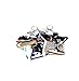 4Hrse - Retro Shoe Rubber Sneaker Keychains Birthday Party Favors Fun Gifts Hype Props Stocking Stuffers Decoration Kids Mystery Goodie Bag Prizes (Random Pack of 10)