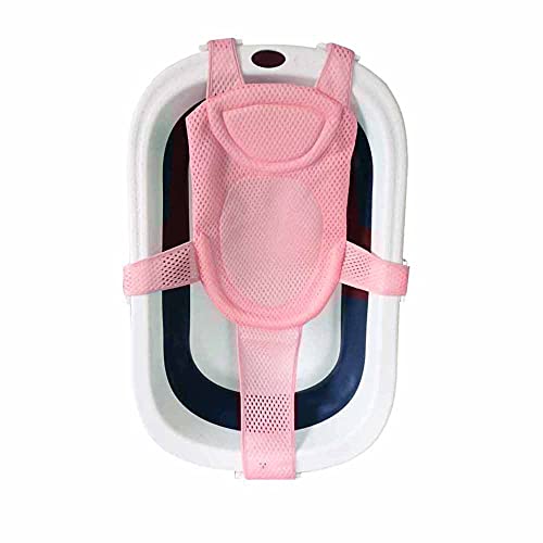 Baby Badewannensitz, Watenkliy Badewannenkissen Sicherheitsbadesitz Mit fünf Sicherheitsstützen für Neugeborene Badesitz Cover