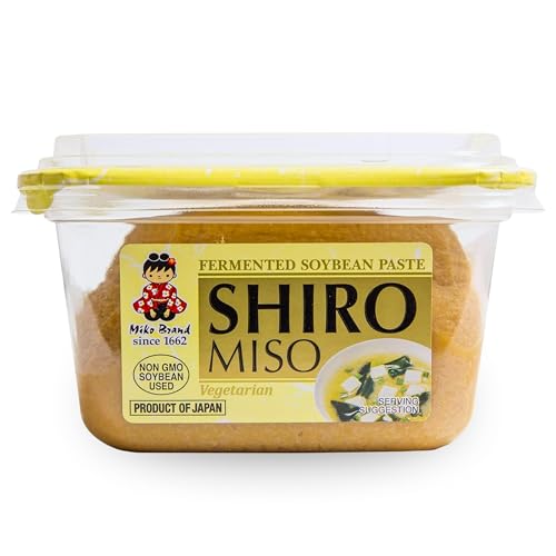 Shiro Miso Blanco Japonés 300g – Pasta de Soja Fermentada Suave – No GMO – Ideal para Sopa Miso, Salsas y Recetas Japonesas – Importado de Japón - Pack Laborawi (1 x 300g)