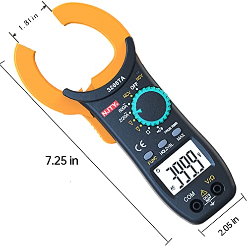 Owuyuxi Digital Multimeter Tester, True Rms 2000 Counts, Voltage Tester,Electrical Tester,Circuit Tester,Clamp Meter,Amp Meter,Volt Meter #TOP5