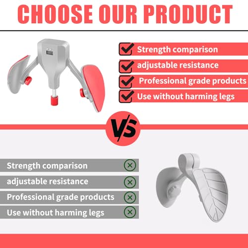 MZJ- Thigh Master Maximum Drag 77 LB, Equipamento de exercício de força para pernas e parte interna