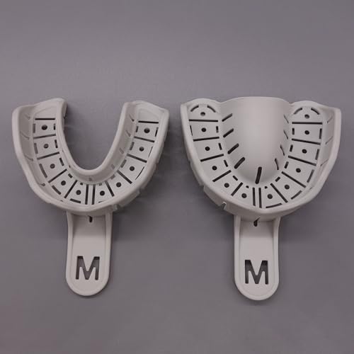 S&Dent Autoclavable 135? (275?) Impression Tray with Rim Lock 5 SETS = 10PCS Medium & (Upper + Lower)