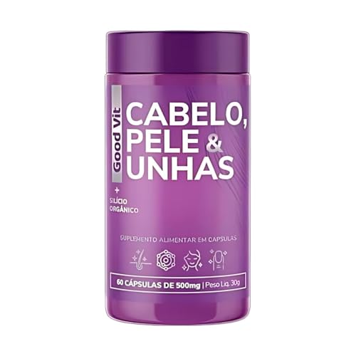 Cabelo, Pele E Unhas 60 Caps + Silicio Orgânico - Good Vit