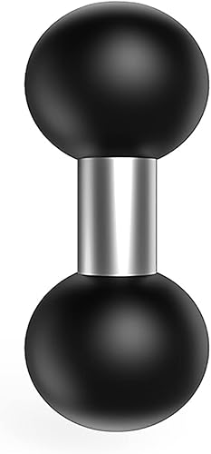 Adaptador de bola de 1 pulgada, soporte de bola de doble cabezal, 1.000 in (1 pulgada), compatible con soportes Ram tamaño B, brazo de doble zócalo,