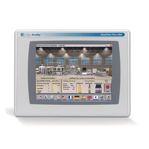 Image of 2711P-T10C4D8 Panelview Plus 10.4 Inch Touch Screen 2711PT10C4D8 Touch Panel Sealed in Box One Year Warranty