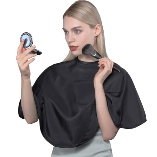 WKRTDY 1pcs Capa de Peluquería Impermeable para Cortar y Tiñar el Cabello - Corta Pelos Corto y Delantal para Maquillaje, Champú y Tratamientos, ¡Fácil de Limpiar y Reutilizar!