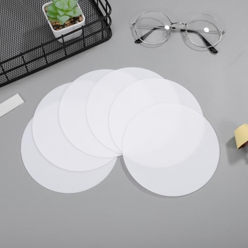 Image of 6-Pack Anti-Glare Diffuser Lamp Shades Ceiling Light Covers Replacement for Recessed and Spotlight Fixtures Dust-Proof Lampshade Accessories for Living Room Bedroom Study 5.27X5.27In