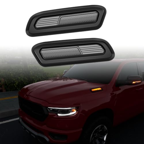 Luz LED lateral para capó compatible con Dodge RAM 1500 2019-2024 miniatura 1