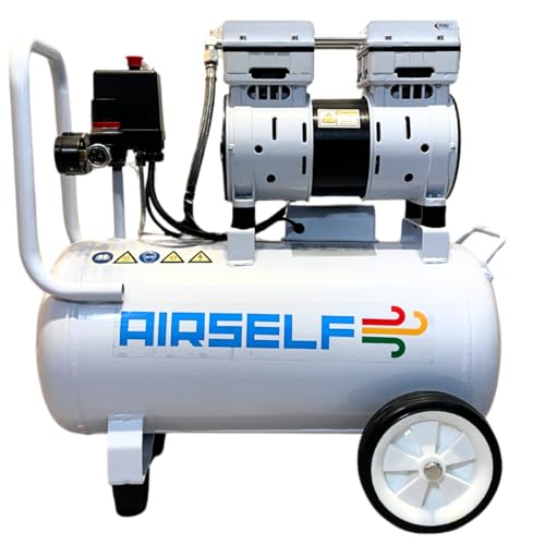 【静音】AIRSELF エアーコンプレッサー 専門店 オイルレス 100V 30L...