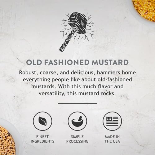 Image of Koops' Mustard Gluten-Free, Kosher, Made in USA, From Quality Mustard Seeds, Creamy and Traditional Bavarian Recipe (12 Ounce (Pack of 1), Stone Ground)