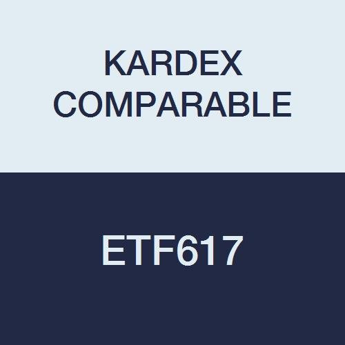 Kardex Compatible ETF617 End Tab Folder, Fas# 1 and 3, 11Pt Color Stock, Top and Side, A-Z Scale Printed on Tab, 11 3/4" x 9 1/2", 2-Ply, Pink, Pack of 50