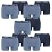 Produktbild PUMA 10 er Pack Boxer Boxershorts Men Herren Unterhose Pant Unterwäsche, Farbe:037 - Denim, Bekleidungsgröße:XL