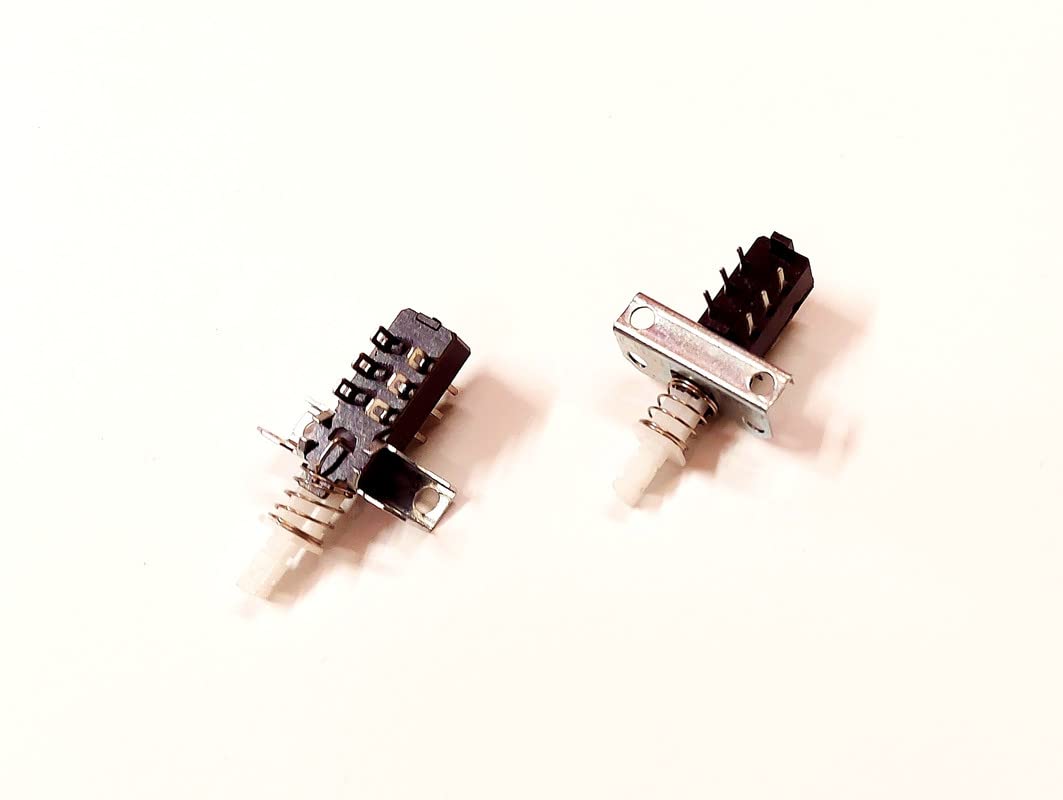 ERH India (Pack of 5) Push ON Off Switch for Amplifiers, Home Theater, DJ etc with Knob 6 Pin Push Switch for Amplifiers - Image 3 thumbnail