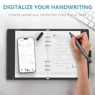 NEWYES SyncPen 4 Set Smart Pen with Smart Notebook Writing Tablet Notepad Digital Pen Sync Pen Bluetooth Wireless OCR Digital Pen for Students, Designer, Creatives, Business Man, Record Notes